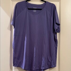 Tekgear Women's Workout Gear Short Sleeve Tee - Purple